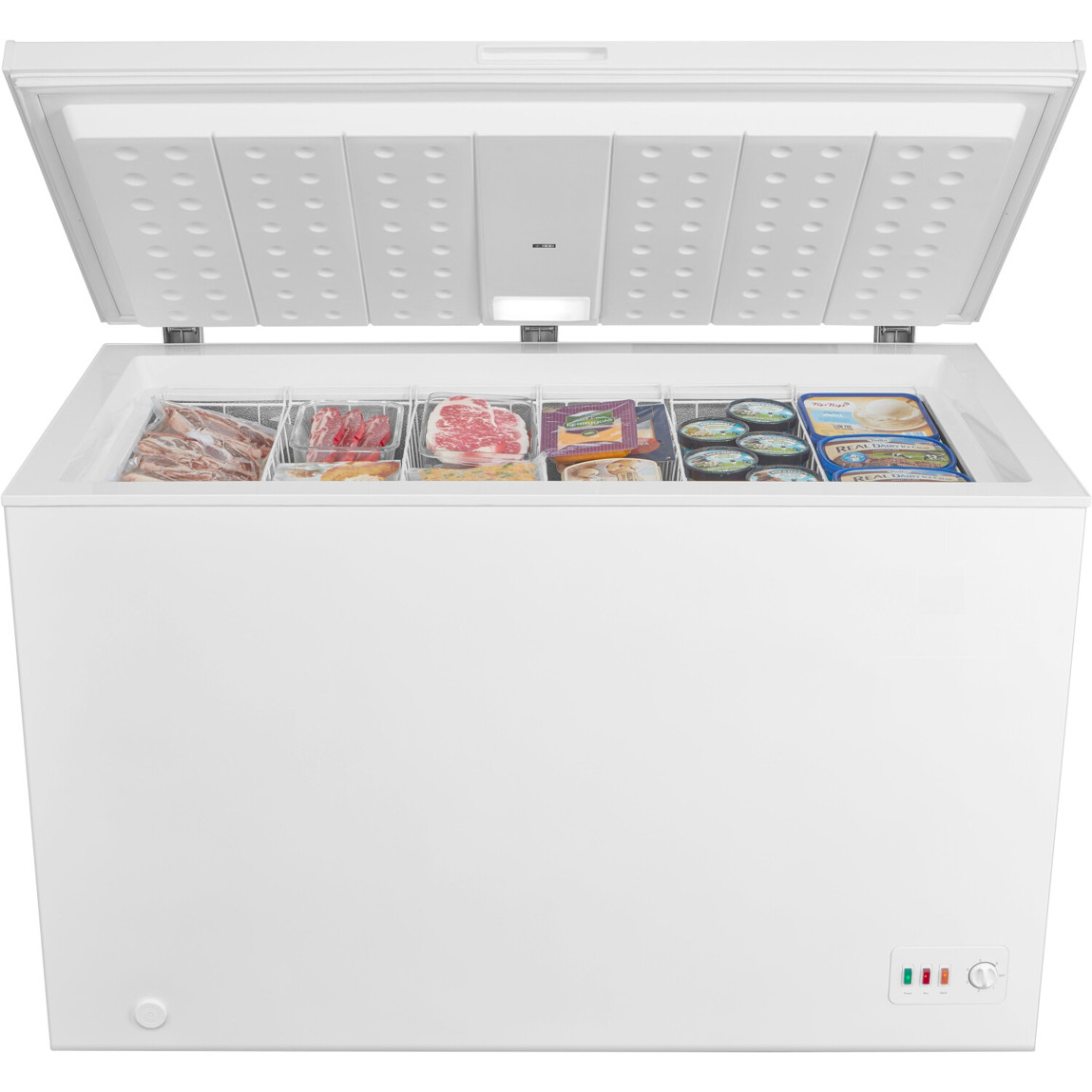 Hanseatic - HGT128C - Gefriertruhe - 300 Liter, Schnellgefrieren, weiß