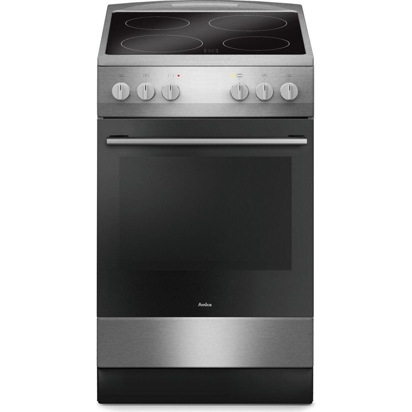 Amica - SHC 11595 W - Standherd - Glaskeramik, Hydrolyse, 67 Liter