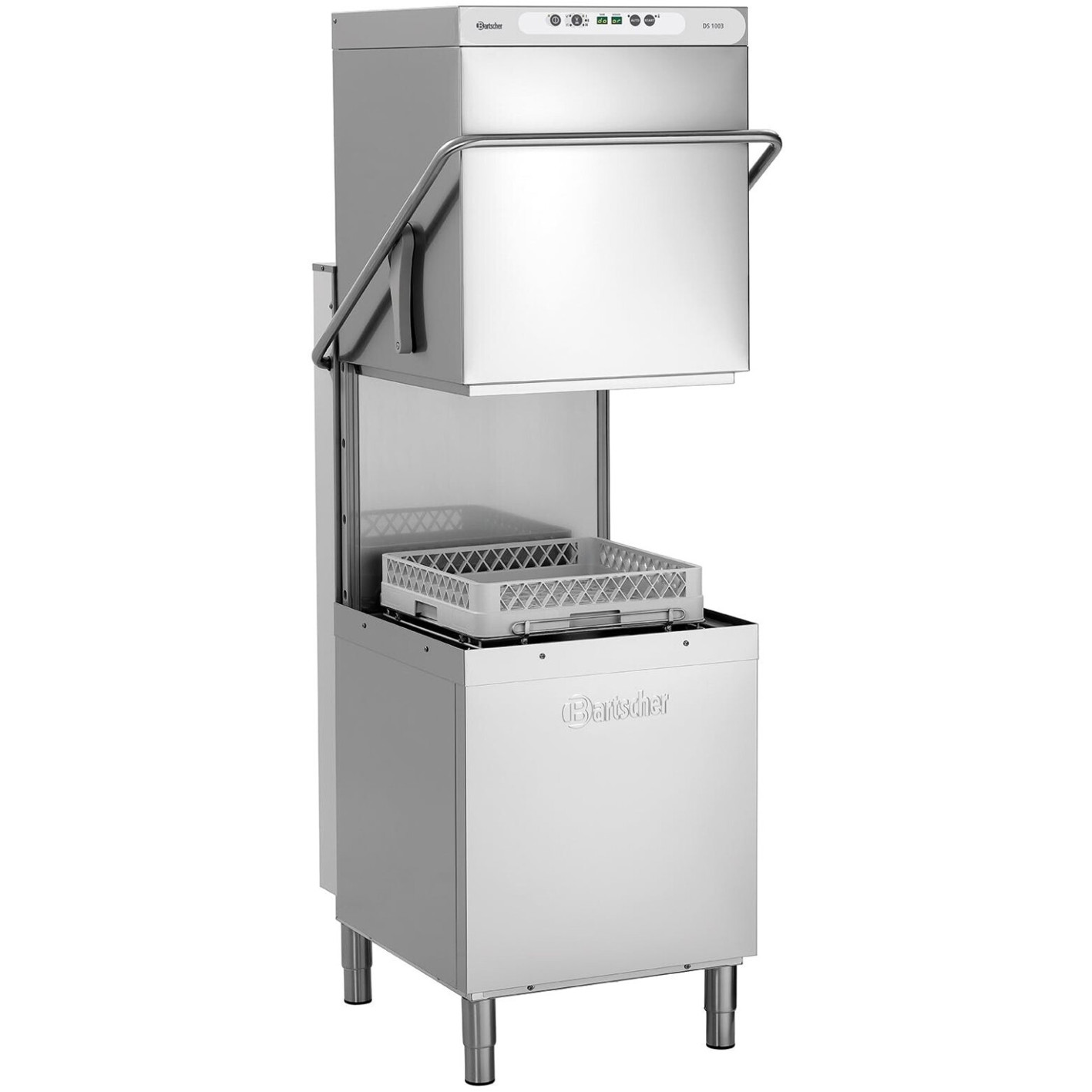 Bartscher - Durchschub-Spülmaschine - DS 1003 - Gastro-Spülmaschinen - 60 Körbe/Stunde, 2,4 L Wasserverbrauch